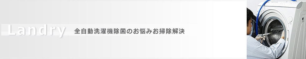 全自動洗濯機除菌のお掃除お悩み解決